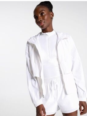 Calia White Women’s Run Jacket